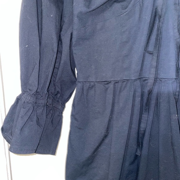 Hill House The Samantha Dress in Black Poplin Size médium - Picture 5 of 8